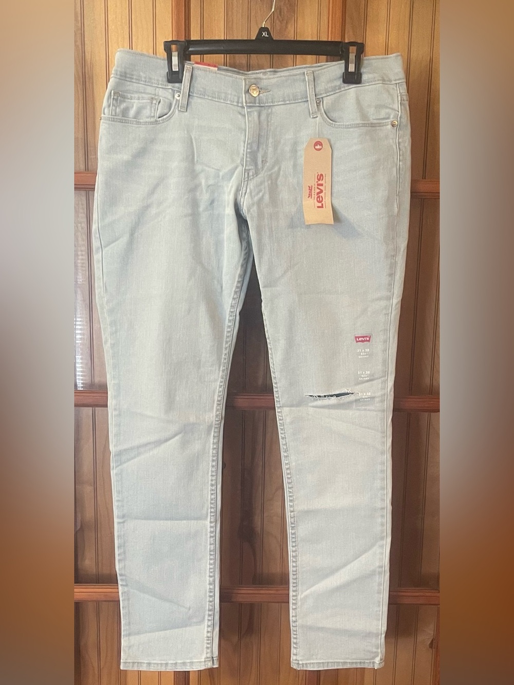 Levi's 525 Women's Pale Blue Skinny Jeans